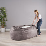 Traditional 6.5 Foot Suede Bean Bag (Cover Only) - NH747903