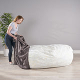 Traditional 6.5 Foot Suede Bean Bag (Cover Only) - NH747903