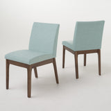 Fabric & Wood Finish Dining Chair (Set of 2) - NH489892