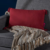 Fabric Tassel Rectangular Throw Pillow - NH577203