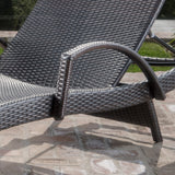 Outdoor Wicker Lounge with Water Resistant Cushion (Set of 2) - NH780003