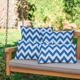 Outdoor Water Resistant Square and Rectangular Pillows - Set of 4 - NH020303