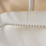 Ivory Fabric Queen/ Full Headboard - NH129892