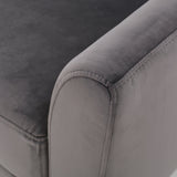 Modern Velvet Swivel Armchair - NH855992