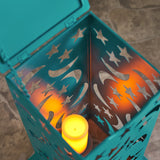 Outdoor Iron Cutout Lantern - NH962403