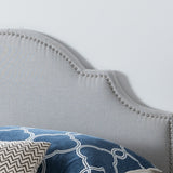 Studded Border Fabric Queen/Full Headboard - NH419892