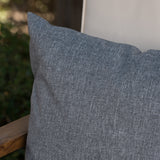 Outdoor Red Water Resistant Rectangular Throw Pillow - NH859203