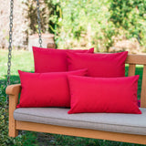 Outdoor Water Resistant Square and Rectangular Throw Pillows (Set of 4) - NH589203