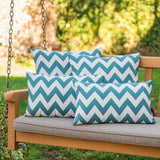 Outdoor Water Resistant Square and Rectangular Pillows - Set of 4 - NH020303