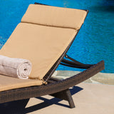 Outdoor Water Resistant Chaise Lounge Cushion - NH779003