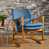 Mid Century Modern Fabric Rocking Chair - NH890203