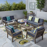 7-Seater Sectional Sofa Set For Patio with Loveseat - NH382703