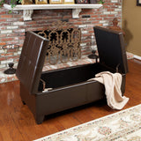 Leather Storage Ottoman Coffee Table - NH324482