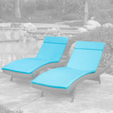 Outdoor Water Resistant Chaise Lounge Cushion - NH779003