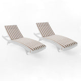 Outdoor Water Resistant Chaise Lounge Cushion - NH779003