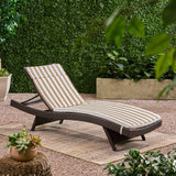 Outdoor Water Resistant Chaise Lounge Cushion - NH779003