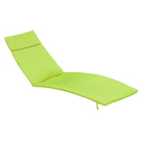 Outdoor Water-Resistant Fabric Chaise Lounge Cushions (Set of 2) - NH424612