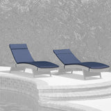 Outdoor Water Resistant Chaise Lounge Cushion - NH779003