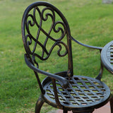 Copper Cast Aluminum 3pc Bistro Set - NH597432