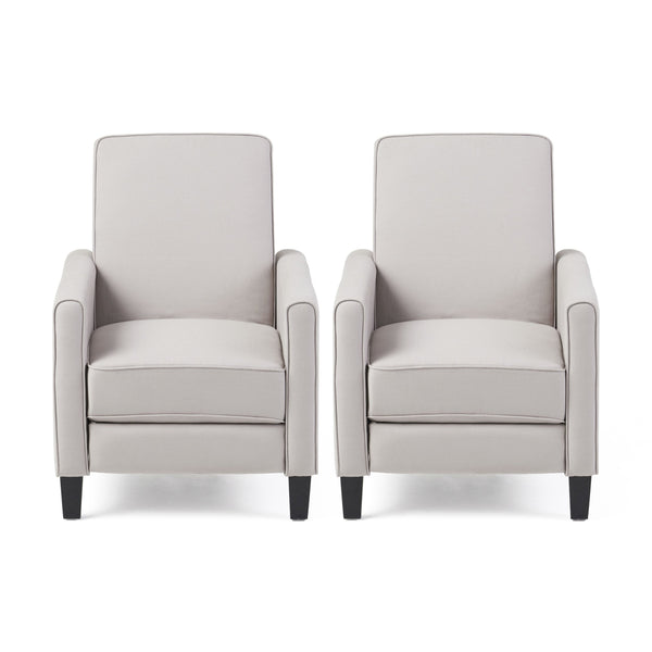 Contemporary Fabric Recliner (Set of 2) - NH562213