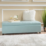 Tufted Fabric Storage Ottoman Bench - NH988892