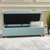 Tufted Fabric Storage Ottoman Bench - NH988892