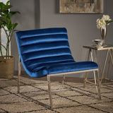 Parisian Modern Velvet Lounge Accent Chair - NH376303