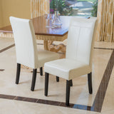 T-Stitch Leather Dining Chairs (Set of 2) - NH818812