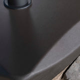 Square Brown Concrete Iron Umbrella Base - NH223932