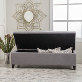 Fabric Storage Ottoman Bench - NH834992