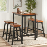 Farmhouse 4 Seater Bar Dining Set - NH330692