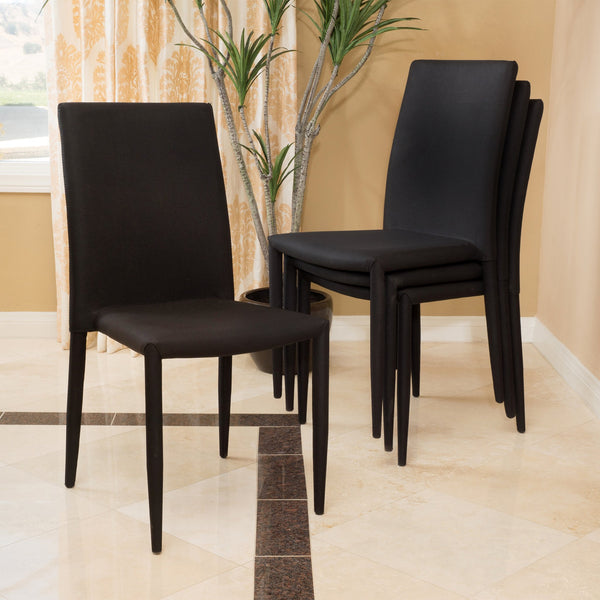 Fabric Stackable Dining Chair (Set of 4) - NH778692