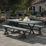 Outdoor Lightweight Concrete Dining Table - NH415692