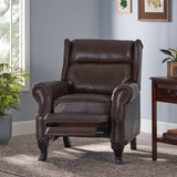 Leather Recliner Club Chair - NH106692