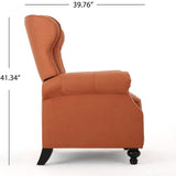 Tufted Back Studded Accent Recliner Armchair - NH756003