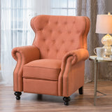 Tufted Back Studded Accent Recliner Armchair - NH756003