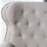 Tufted Back Studded Accent Recliner Armchair - NH756003