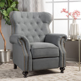 Tufted Back Studded Accent Recliner Armchair - NH756003