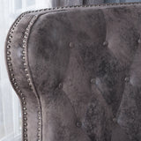 Tufted Back Studded Accent Recliner Armchair - NH756003