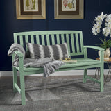 Farmhouse Cottage Acacia Wood Bench - NH545203