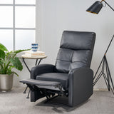 Contemporary Pillow Top Leather Recliner - NH206692