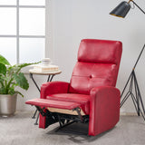 Contemporary Pillow Top Leather Recliner - NH206692