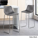 Modern Microfiber Bar Stool - NH481113