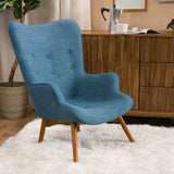 Mid Century Modern Contour Accent Lounge Chair - NH610792