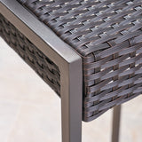 Outdoor Wicker 30-Inch Barstools - NH731503