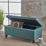 Rectangle Fabric Storage Ottoman Bench - NH304992