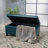 Rectangle Leather Storage Ottoman Bench - NH961003