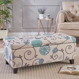 Rectangle Fabric Storage Ottoman Bench - NH304992