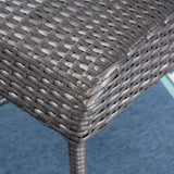 Outdoor Wicker Barstool, Gray (Set of 2) - NH218503