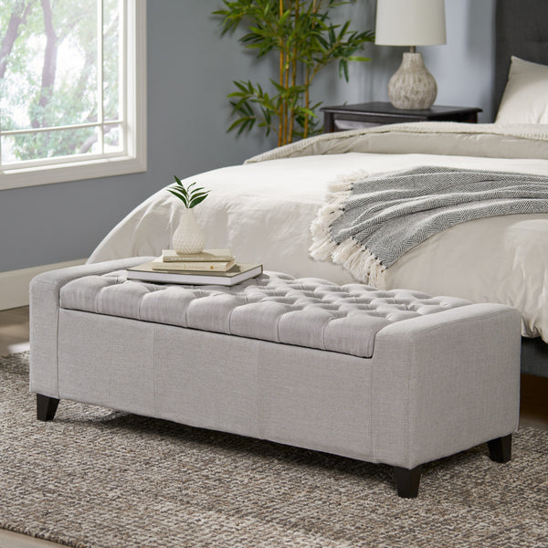 Tufted Storage Ottoman Bench - NH441992